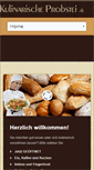 Mobile Screenshot of kulinarischeprobstei.de